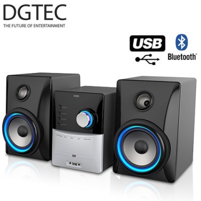 DGTEC DVD Hi-Fi System with Bluetooth & 