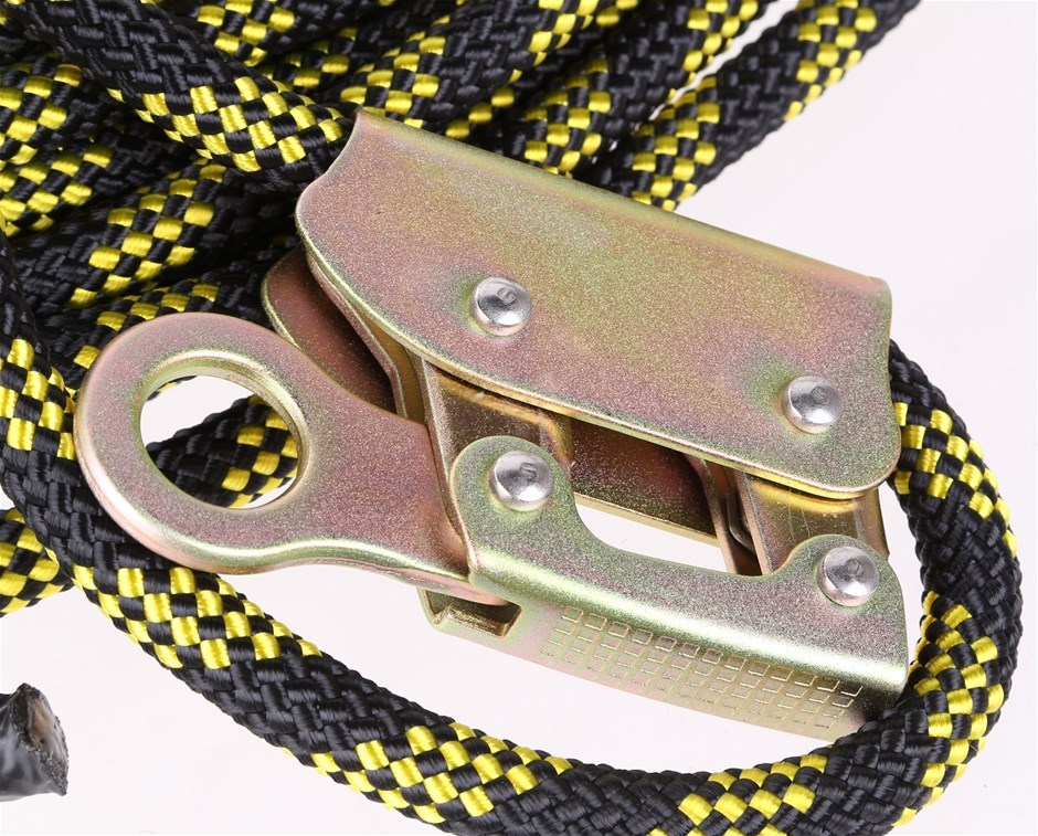 BSAFE Rope Restraint Line, 20M x 11mm Dia. Kermantle Rope c/w Rope