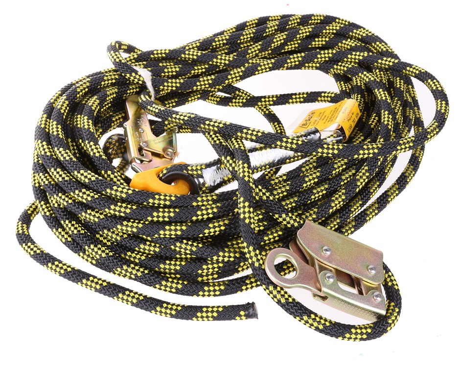 BSAFE Rope Restraint Line, 20M x 11mm Dia. Kermantle Rope c/w Rope