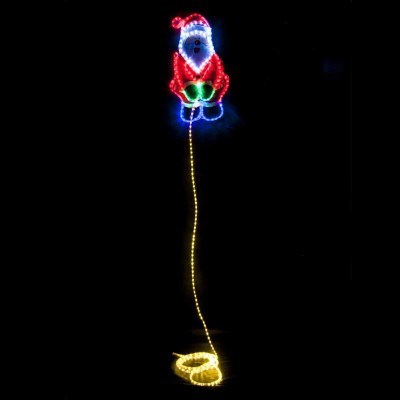 Christmas LED Ropelight Weeing Santa 5m