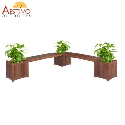 Aestivo Planter Bench Corner Seat