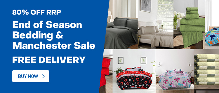 End of Season Bedding & Manchester Sale Free Delivery