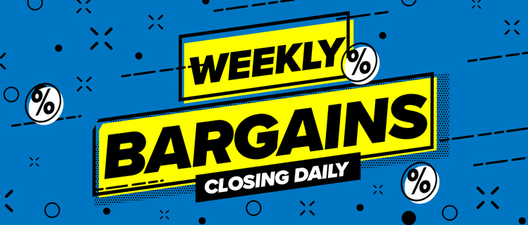 Weekly Bargains Closing Daily