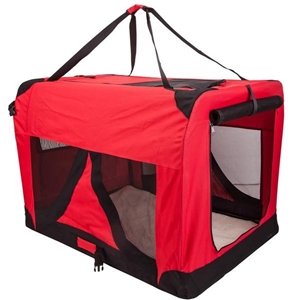 Portable Soft Dog Crate XXXL - RED