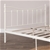 Cora Classic Metal Queen Bed Frame - Ivory