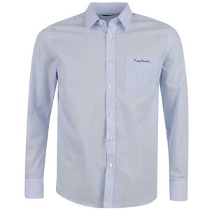White & Blue Long Sleeve Shirt Senior