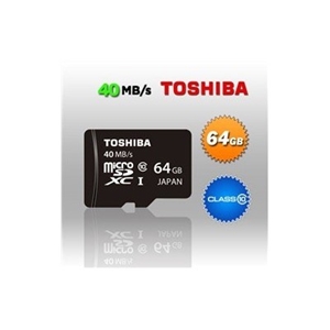 64GB Toshiba microSD SDXC Memory Card