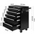 Giantz 5 Drawer Mechanic Tool Box Storage Trolley - Black