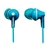Panasonic RP-HJE123P1Z Stereo Ergo FIt Headphones (Turquoise Blue)
