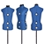 Adjustable Dressmaking Mannequin SZ8-14 - Blue