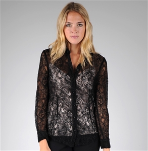 Howard Showers Marie Lace Shirt with Sat