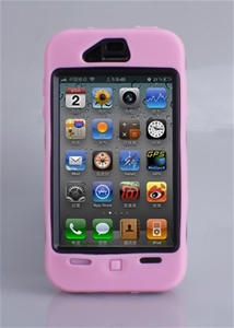 Pink Heavy Duty Case Cover For Apple iPh