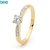 Bee Engagement Ring - Yellow Gold - Grace