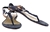 Nat-Sui Braided Sandal - Charcoal Watersnake