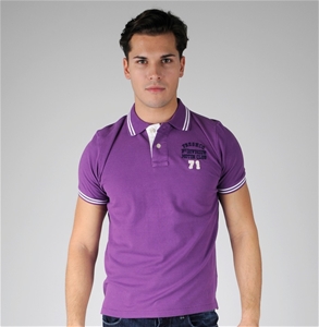 The Fresh Brand Embroided Polo With Tipp