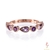 NEW Lulu Flamingo Rose Gold Plated 925 Amethyst + Pink Amethyst Evie Ring