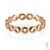 NEW Lulu Flamingo Yellow Gold Plated 925 Gold Hugs + Kisses Stackable Ring