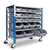 22 Storage Bin Rack With Magnetic Tool Bar