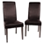 Set of 2 x Swiss Wooden Dining Chairs