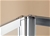 4 Fold Chrome Folding Bath Shower Screen Door Panel 1000mm x 1450mm