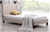 Single Linen Fabric Bed Frame - Beige
