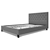 Artiss Double Size Fabric Bed Frame Headboard - Grey