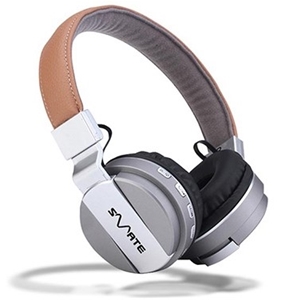SMATE Silver Roaming On-Ear Headphones (