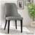 Artiss Set of 2 Fabric Dining Chairs - Grey