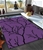 Branch Silhouette Design Rug - Purple - 230x160cm