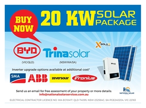 20 KW Solar PV System with Standard Inst