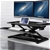 Adjustable Sit Stand Desk Riser Black 70CM