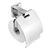 Square Chrome 304 Stainless Steel Toilet Paper Hook With Cover