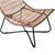Artiss PE Wicker Outdoor Lounge Chair Set - Natural