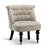 Artiss Linen Fabric Occasional Accent Chair -Taupe