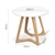 Artiss Timber Console Side Table - White