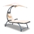 Gardeon Outdoor Lounge Chair with Shade - Beige