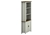 Shannah 3 Shelf 2 Door Bookcase - Light Grey & Cottage Oak