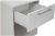 Montreal Bedside Table with 1 Drawer - White