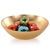 Stoneage Classic Gold Shimmer Round Serving Bowl 290mm