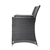 Gardeon 2 Seater Outdoor Wicker Bench - Black