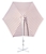 Outdoor Umbrella - Sand and White Stripe