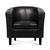 Artiss PU Leather Dining Armchair - Black