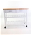 Kitchen Island Trolley Top With Open Shelves - White