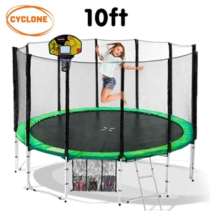 Cyclone 10 ft Springless trampoline with