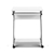 Artiss Metal Pull Out Table Desk - White