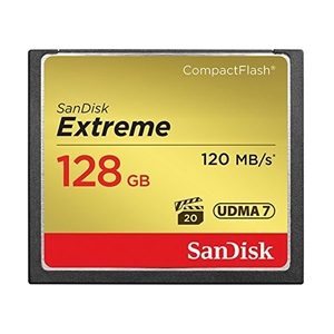 SanDisk 128GB Extreme CompactFlash Card 