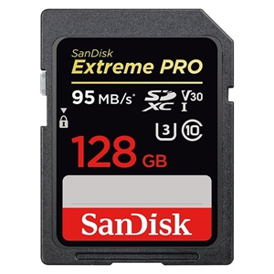 SanDisk 128GB Extreme PRO UHS-I SDXC Mem