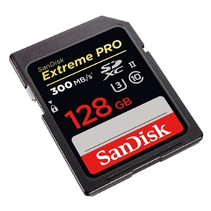 SanDisk 128GB Extreme Pro 300/260RW UHS-