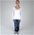 Calvin Klein Jeans Womens Long Sleeve Henley 2x2 Rib T-Shirt