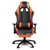 PU Leather & Mesh Reclining Office Desk Gaming Chair - Orange